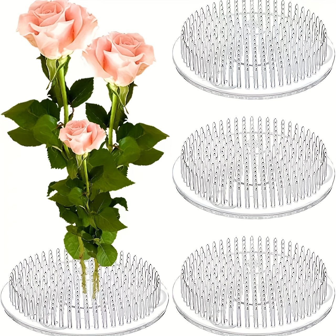 Florist Supply Vases - Supporto Rotondo per Ikebana con Ventosa,